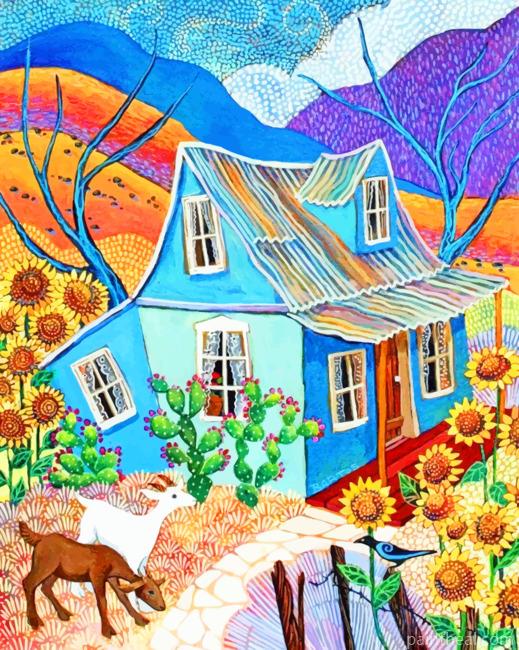 Farm House Art Painting By Numbers Kits