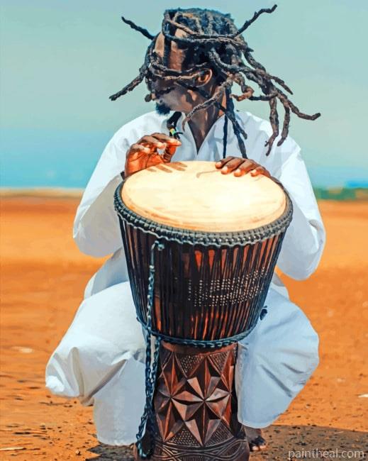 African Music Traditions Painting By Numbers Kits