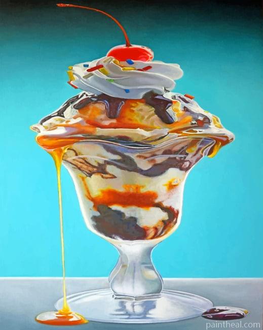 Ice Cream Painting By Numbers Kits