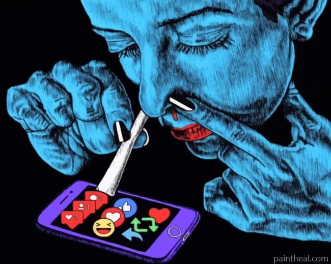 Drugs Of Social Media Painting By Numbers Kits