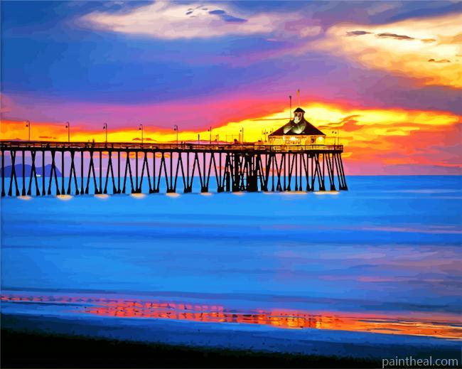 Imperial Beach California Painting By Numbers Kits