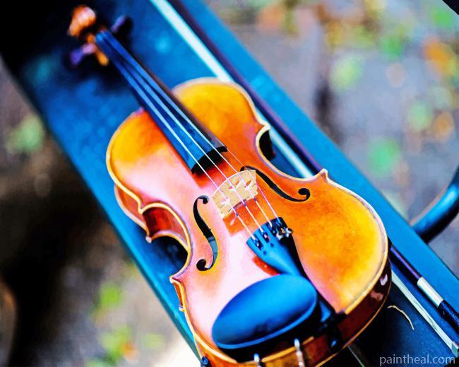 Acoustic Violin Painting By Numbers Kits