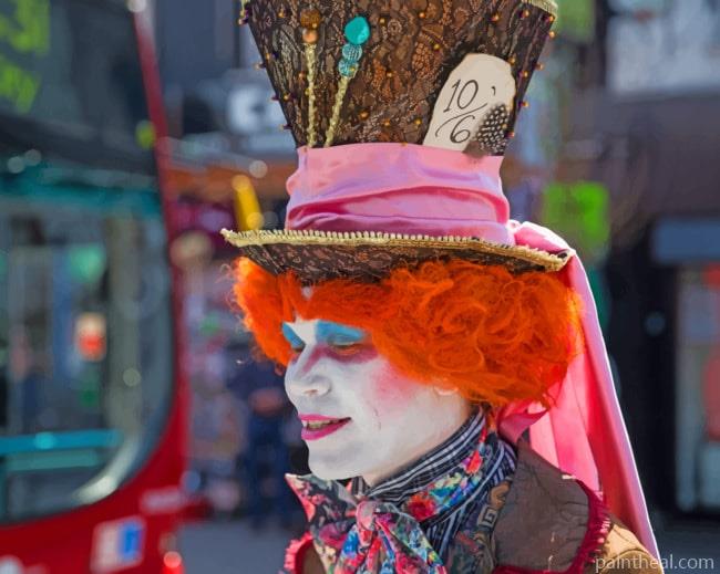 Mad Hatter Clown Painting By Numbers Kits