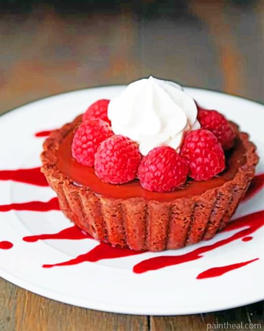 Chocolate Mini Tarts Painting By Numbers Kits