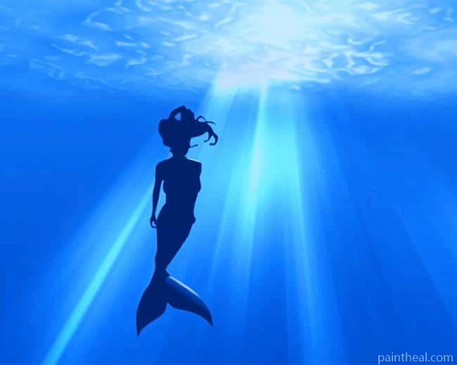 Mermaid Undersea Painting By Numbers Kits
