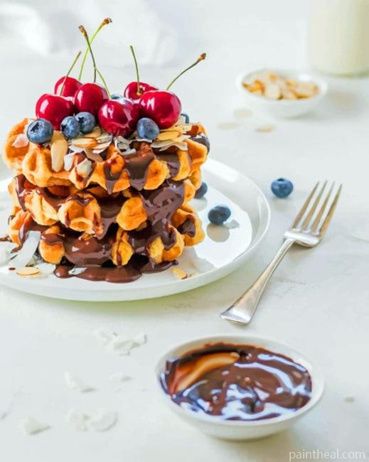Chocolate Pancake Painting By Numbers Kits