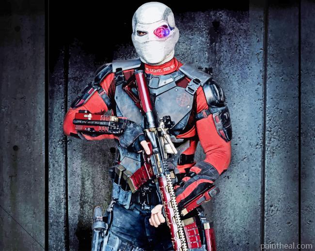 Will Smith Deadshot Rifle Suicide Squad Painting By Numbers Kits