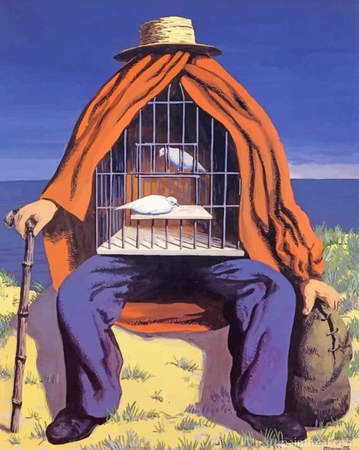 Rene Magritte The Therapist Painting By Numbers Kits