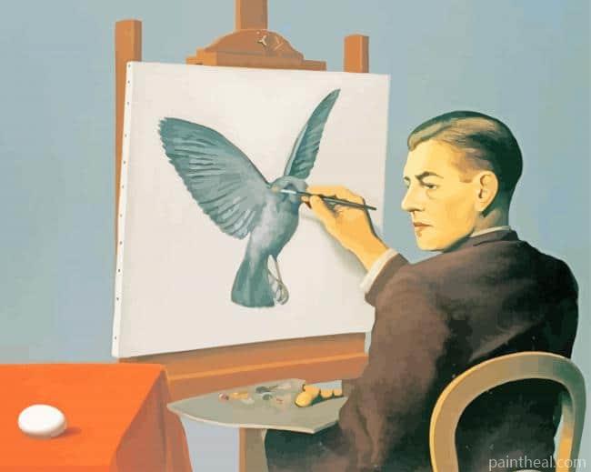 Rene Magritte Self Portrait Painting By Numbers Kits