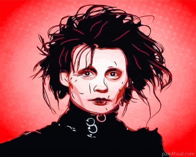 Edward Scissorhands Art Painting By Numbers Kits