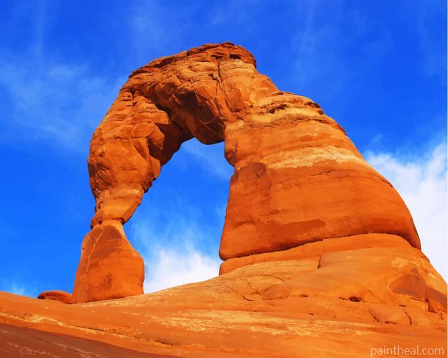 Delicate Arch In Usa Painting By Numbers Kits