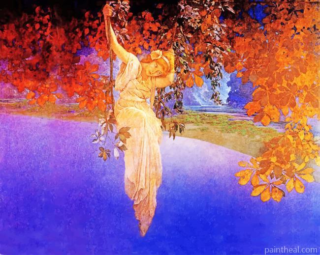 Aesthetic Maxfield Parrish Art Painting By Numbers Kits