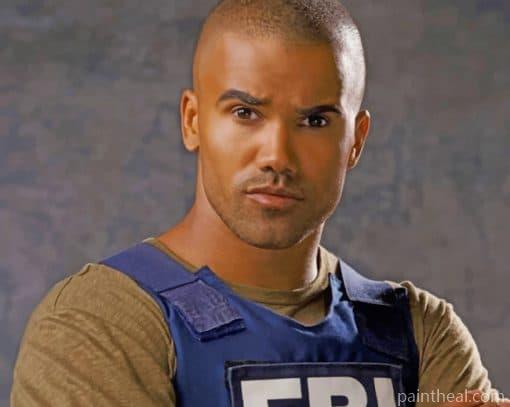 Derek Morgan Criminal Minds – 5D Diamond Painting Painting By Numbers Kits