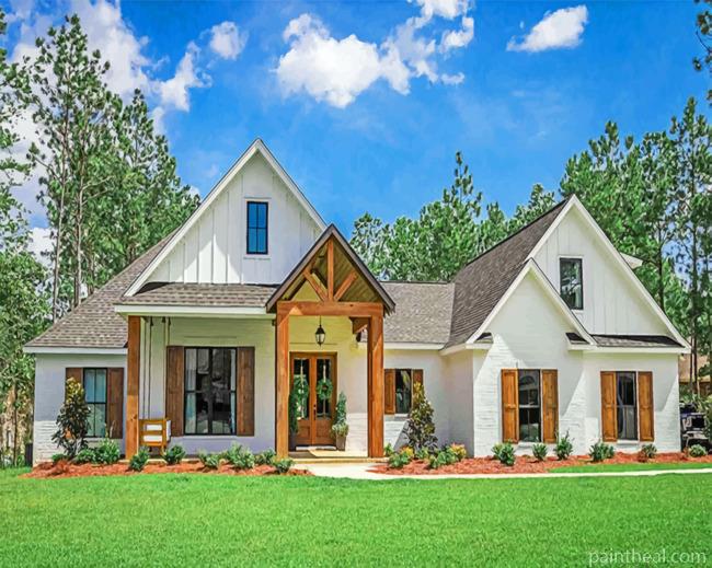 Aesthetic Farmhouse Painting By Numbers Kits