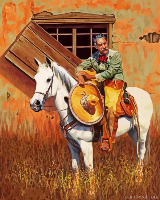 Mexican Cowboy Painting By Numbers Kits