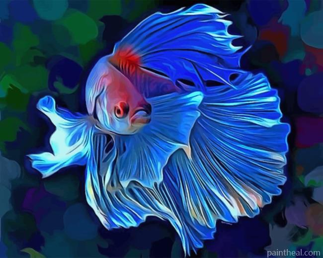 Siamese Fighting Fish Painting By Numbers Kits