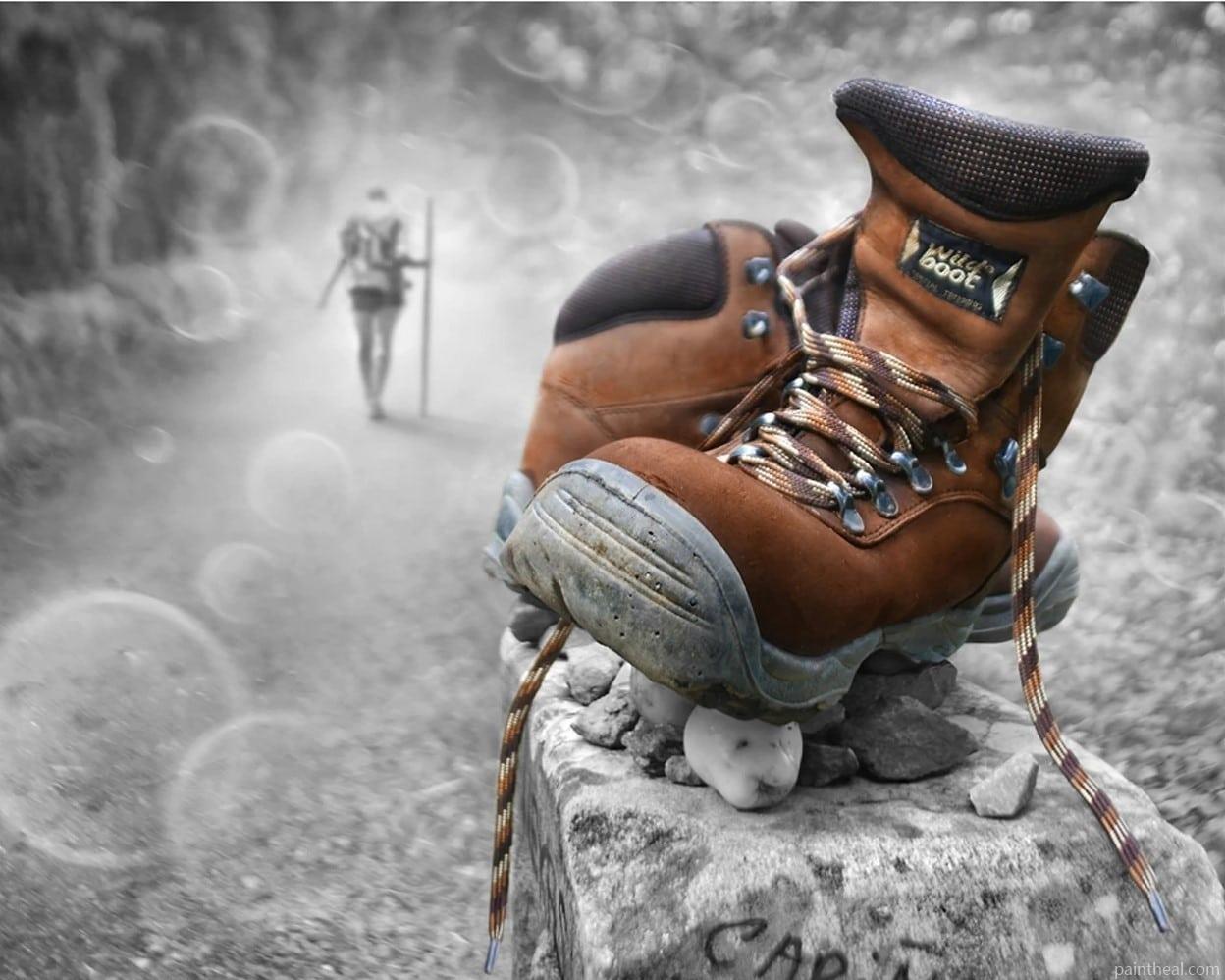 Old Boots Shoes Painting By Numbers Kits