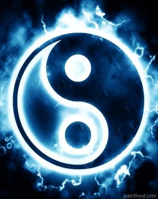 Taijitu Ying And Yang Painting By Numbers Kits