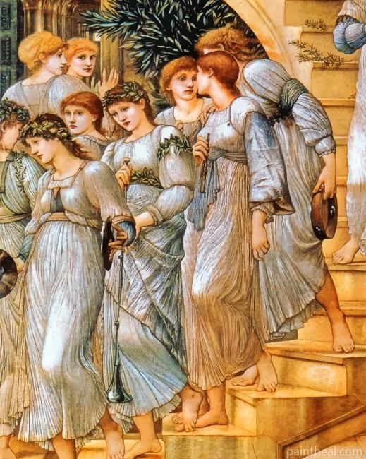 The Golden Stairs Painting By Numbers Kits