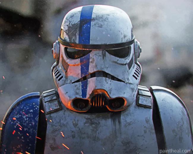 Star Wars Stormtrooper Character Painting By Numbers Kits