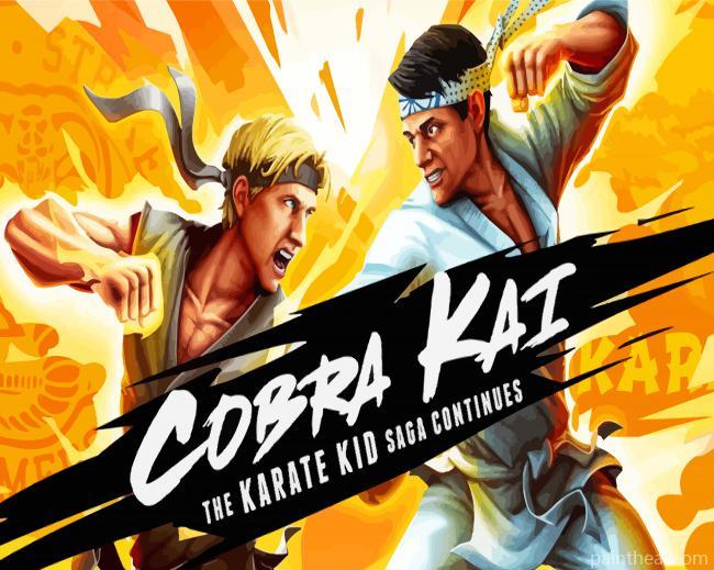Cobra Kai The Karate Kid Saga Painting By Numbers Kits
