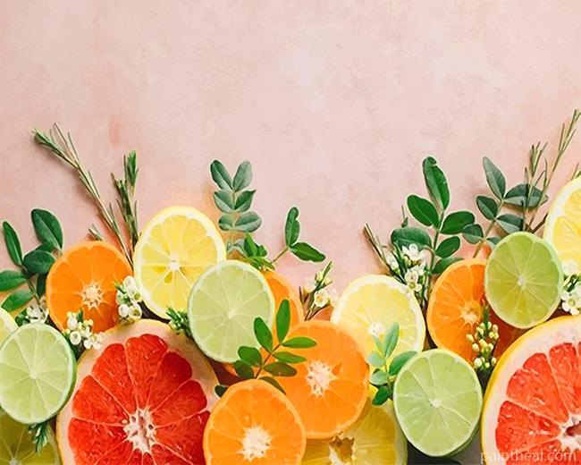 Rangpur Fruit Painting By Numbers Kits