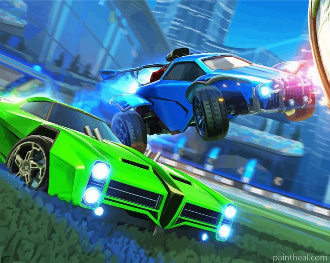 Rocket League Cars Painting By Numbers Kits