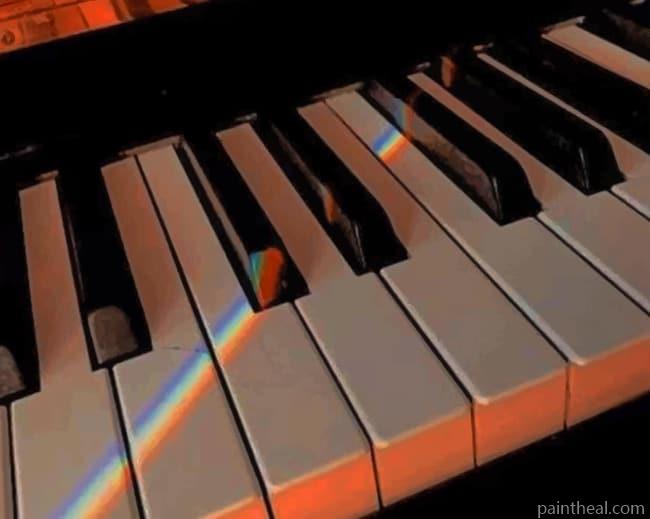 Aesthetic Piano Painting By Numbers Kits