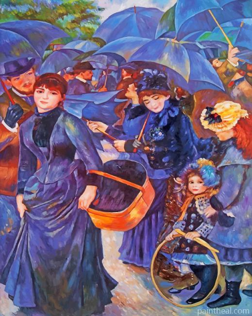 The Umbrellas Pierre Auguste Renoir Painting By Numbers Kits