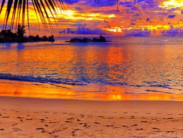 Aesthetic Sunset Beach Painting By Numbers Kits