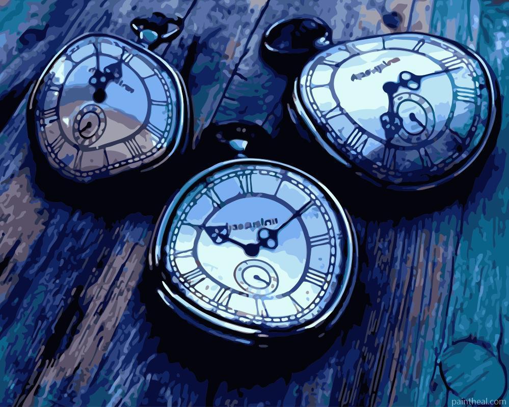 Pocket Watch Painting By Numbers Kits