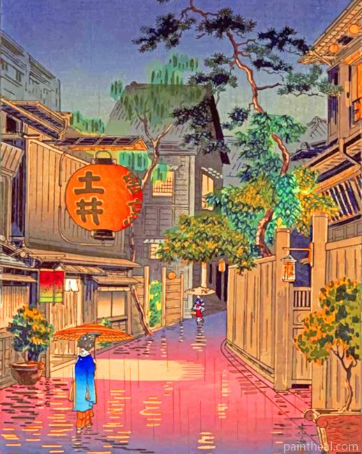 Tokyo Landscape Painting By Numbers Kits