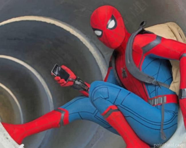 Spider Man Superhero Painting By Numbers Kits