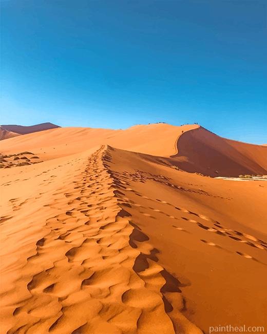 Moroccan Sahara Desert Painting By Numbers Kits