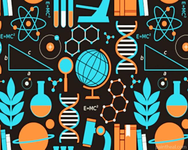 Math Science Painting By Numbers Kits