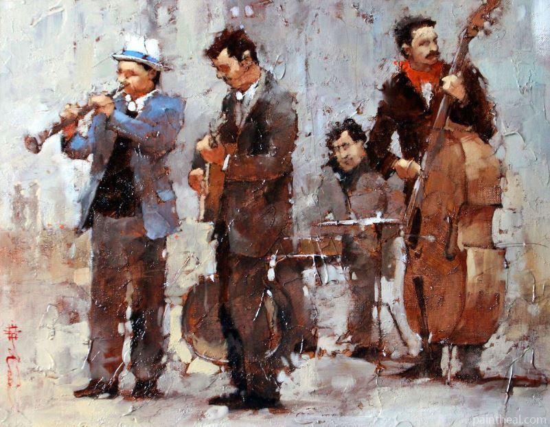Musicians Band Painting By Numbers Kits