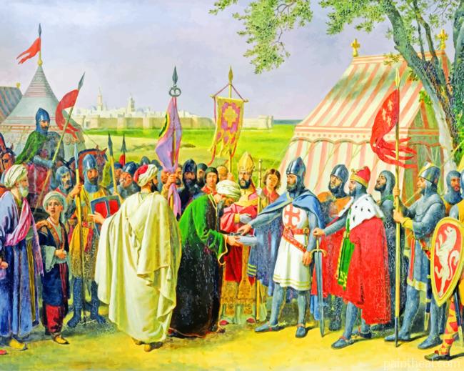 French Medieval Clothing Painting By Numbers Kits