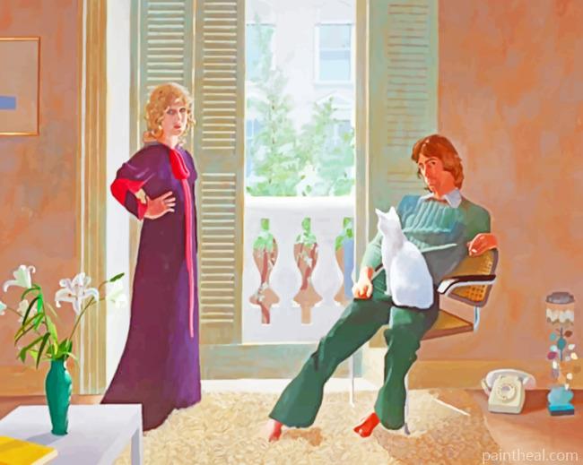 David Hockney Art Couple Painting By Numbers Kits