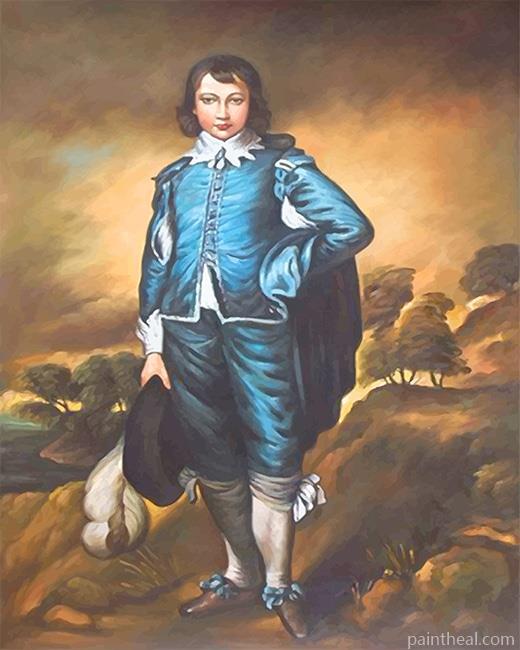 The Blue Boy Painting By Numbers Kits