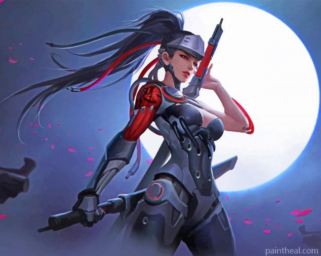 Overwatch Genji Painting By Numbers Kits