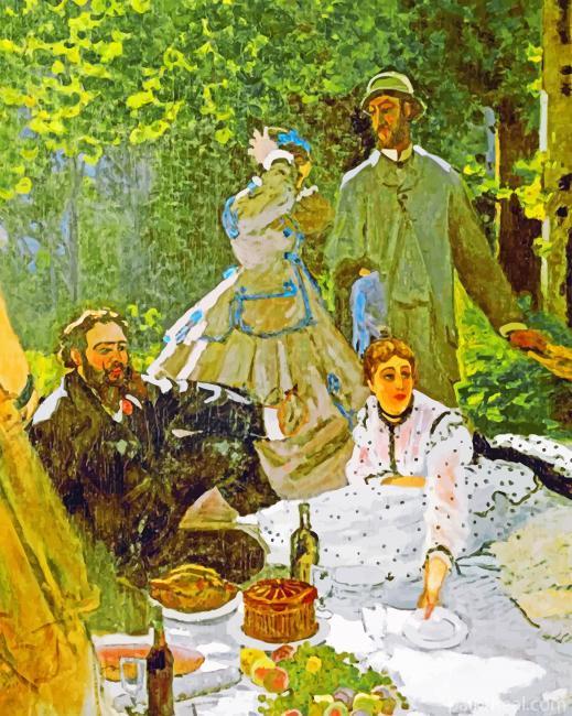 Luncheon on the Grass Painting By Numbers Kits