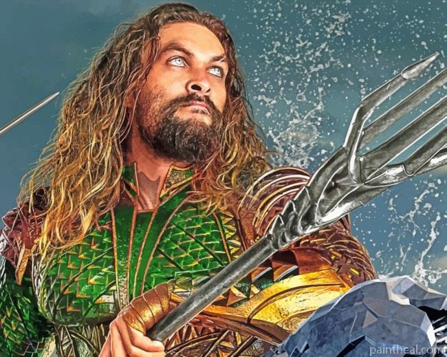 Aqua man Atlantis Painting By Numbers Kits
