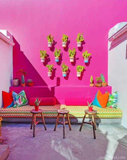 Mexican House Painting By Numbers Kits