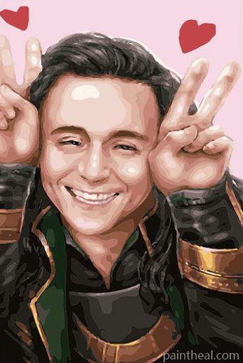 Spiderwee Loki Painting By Numbers Kits