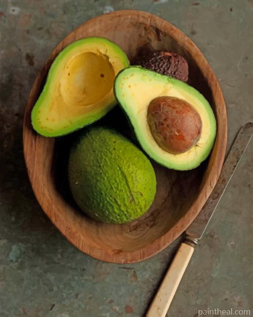 Avocado Still Life Painting By Numbers Kits