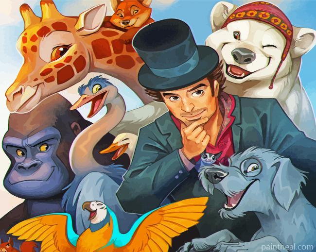 Dolittle Movie Painting By Numbers Kits