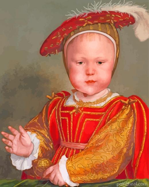 Edward VI As A Child By Holbein Painting By Numbers Kits