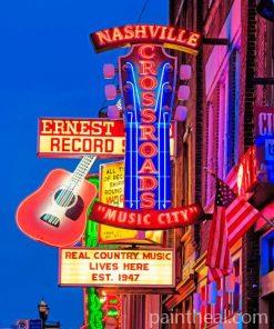 Aesthetic Nashville Painting By Numbers Kits
