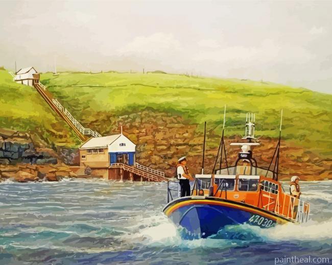Rnli Lifeboat Painting By Numbers Kits