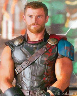 Chris Hemsworth Thor Painting By Numbers Kits